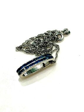 Genuine Sapphires 14KGP Necklace